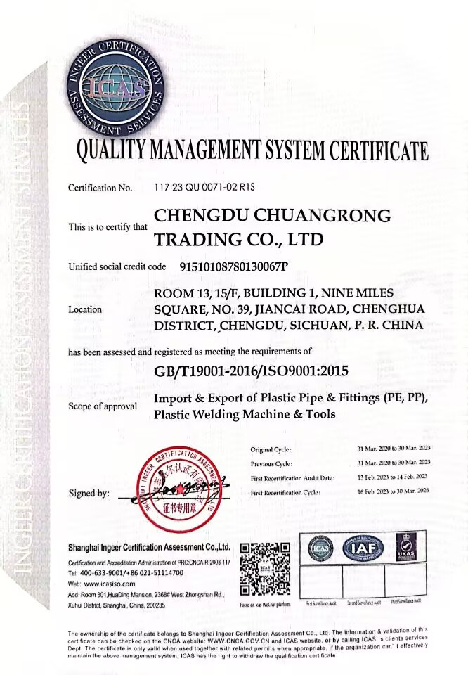 ISO-CERTIFICATE